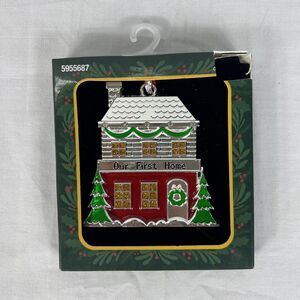 First Christmas in Our New House Enamel Christmas Decor Undated Home Xmas